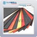 Feuille de caoutchouc de fluorure de silicone de NBR Cr EPDM SBR toutes sortes de couleur (SUNWELL)